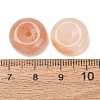 Natural Pink Aventurine Peace Donut Pendants GG-CBA04F4-02C-3