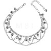 Bohemian Bell Alloy Tassel Anklets for Women FS-WG4DBF7-02-2