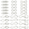 30Pcs 6 Styles 201 Stainless Steel & Alloy Connector Charms STAS-YW0003-10-2