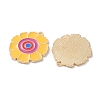 Alloy Enamel Pendants ENAM-O001-07B-G-2