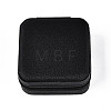 Square PU Leather Jewelry Set Box PAAG-PW0012-05D-1