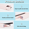 Rectangle Paper Necklace Storage Gift Drawer Case CON-WH0095-128A-4