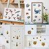 8 Sheets 8 Styles PVC Waterproof Wall Stickers DIY-WH0345-099-6
