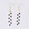 Natural Lapis Lazuli Dangle Earrings EJEW-JE03634-03-1