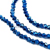 Transparent Electroplate Glass Beads Strands EGLA-A039-T2mm-UA03-3