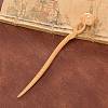 Fox Shaped Wood Hair Sticks for Women Girls PW-WG85867-03-1