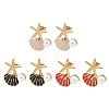 304 Stainless Steel Stud Earrings for Women EJEW-F411-03G-2