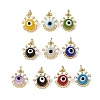 Handmade Lampwork & Glass Seed Beaded Pendants PALLOY-MZ01419-1