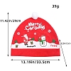 Cloth Santa Hat Car Headrest Cover PW-WG724CB-04-1