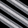 2Yards Netting Fabric Beaded Trim Ribbon OCOR-ME0001-64B-01-1