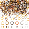 360Pcs 12 Styles Brass Open Jump Rings KK-LP0001-34-1
