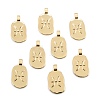 Brass Pendants KK-O140-20G-12-1