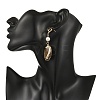 Natural Paua Shell Stud Earrings EJEW-JE07372-2