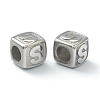 Tarnish Resistant 304 Stainless Steel European Beads STAS-H145-01S-P-1