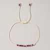 Natural Birthstone Braided Bead Bracelets for Women VA8051-7-1