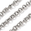 Double Link 304 Stainless Steel Cable Chain CHS-G049-03P-02-1