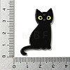 Halloween Black Cat Acrylic Pendants X-MACR-U005-01A-3