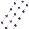 Glass Round Beaded Chains CHS-B003-04D-1