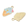 Alloy Enamel Pendants AL-CBA4666-02G-2