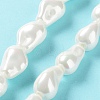 Electroplated Shell Pearl Beads Strands BSHE-G035-01A-05-2