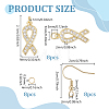 DIY Awareness Ribbon Earring Making Kits SENE-NB0015-63-2