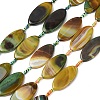 Natural Banded Agate Beads Strands G-F825-A01-01B-2