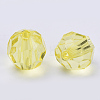 Transparent Acrylic Beads X-TACR-Q257-6mm-V21-3