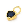 Brass Micro Pave Cubic Zirconia Pendants KK-H204-01G-01-2