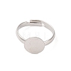 Adjustable Brass Pad Ring Base Findings X-KK-K110-01P-NR-3