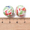 Food Grade Eco-Friendly Printed Silicone Beads SIL-A013-01A-24-3