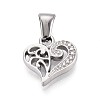 303 Stainless Steel Pendants STAS-Q110-11P-1