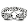 Wolf Viking 304 Stainless Steel Wheat Chain Bracelets for Men FS-WGC8E20-01-1
