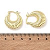 Brass Hoop Earrings for Women KK-CBAD851-42G-5