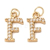 304 Stainless Steel with Crystal Rhinestone Charms RB-CBA5270-11G-F-1