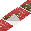 200Pcs Christmas Theme Paper Self-Adhesive Stickers DIY-M070-02J-3