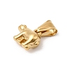Animal Theme 304 Stainless Steel Pendants STAS-B167-27B-G-2