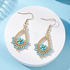 Stainless Steel Teardrop Dangle Earrings EJEW-MZ00643-02-1