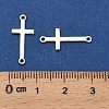 925 Sterling Silver Religion Connector Charms STER-NH0001-83S-4