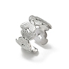 304 Stainless Steel Cuff Open Ring Setting SA-CBA37BC-05P-1