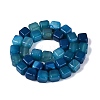 Natural Blue Agate Beads Strands G-Q608-10C-3
