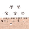 5-Petal Flower Smooth Surface 304 Stainless Steel Bead Caps STAS-R065-53-4