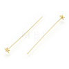 Brass Star Head Pins X-KK-N259-43-1