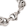 304 Stainless Steel String Bag Chain Bracelets for Women BJEW-G711-07P-3