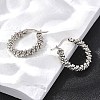 201 Stainless Steel Hoop Earrings EJEW-Q026-14P-A-5