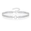 Letter 304 Stainless Steel Link Bracelets FS-WG7830E-39-1