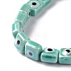 Handmade Porcelain Ceramic Beads Strands LAMP-B021-06I-4