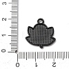 Coffee Alloy Enamel Pendants ENAM-I089-01B-03-3
