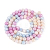 Anti-Tarnish Electroplate Glass Beads Strands EGLA-N027-02A-07-2