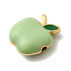 Brass Enamel Beads KK-I360-003G-02A-2