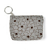 Flower Pattern Corduroy Wallets AJEW-N003-24-3